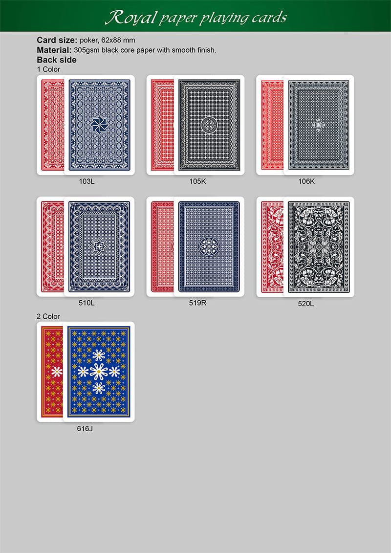 Poker Cards Manufacturer